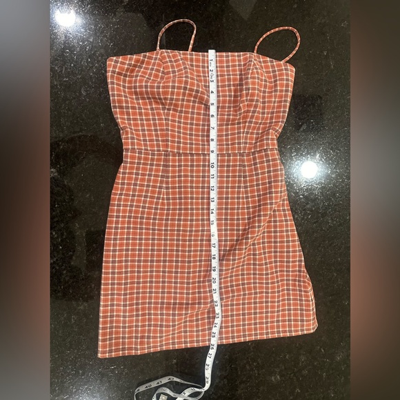 Aeropostale fall plaid spaghetti strap dress size medium Y2K preppy collegiate - Picture 4 of 7